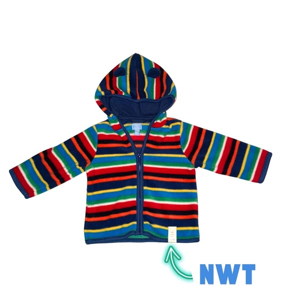 The Children's Place Rainbow Striped Baby Jacket - Picture 1 of 2